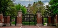 Main Gates to Brown University. Royalty Free Stock Photo