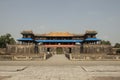 Main Gateway in the Forbidden Purple City in Hue, Vietnam. Royalty Free Stock Photo