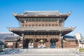 Main gete at Higashi Hongan-ji Temple. a famous historic site in Kyoto, Japan Royalty Free Stock Photo