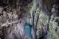 Main grotto of the Monasterio de Piedra Natural Park Royalty Free Stock Photo