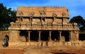 Main hall-Five rathas-ancient mahabalipuram single stone sculptures