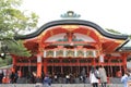 Main hall of Fushimi Inari Taisha in Kyoto Royalty Free Stock Photo