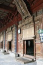 main hall of the great mosque in xi\'an (china) Royalty Free Stock Photo