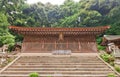 Main Hall Honden (1067) of Ujigami Shinto Shrine in Uji, Japan.