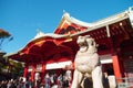 Main hall of Kanda Shrine in Tokyo Japan Royalty Free Stock Photo