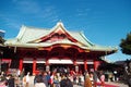 Main hall of Kanda Shrine in Tokyo Japan Royalty Free Stock Photo