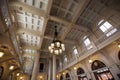 Main hall of the Luz train station, Sao Paulo,Brazil Royalty Free Stock Photo