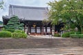 The main hall of Otani Hombyo temple. Kyoto. Japan Royalty Free Stock Photo