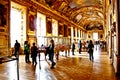 Main hall of the Palais de Louvre 2 Royalty Free Stock Photo