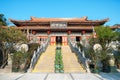 Main hall of Po Lin Monastery, Lantau, Hong Kong Royalty Free Stock Photo