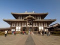 Main Hall of Todaiji Temple in Nara, Japan Royalty Free Stock Photo