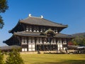 Main hall of Todaiji temple in Nara, Japan Royalty Free Stock Photo