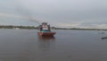 Main harbor along the Amazon River in the Amazonia Rain Forest South America Royalty Free Stock Photo