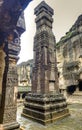 The Kailasa or Kailasanatha temple is one of the largest rock-cut ancient Hindu temples, Cave 16 Ellora, India Royalty Free Stock Photo