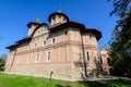 The Big Royal Church (Biserica Mare Domneasca) near The Royal Court of Targoviste (Curtea Domneasca) in Royalty Free Stock Photo