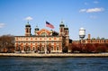The main immigration building on Ellis Island Royalty Free Stock Photo