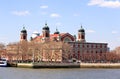 The main immigration building on Ellis Island