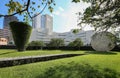 The Main Jail, located on Fort Lauderdale Riverfront Park. Royalty Free Stock Photo