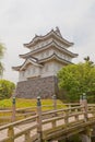 Main keep of Oshi castle in Gyoda town, Japan Royalty Free Stock Photo