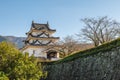 Main keep of Uwajima castle located in Ehime Royalty Free Stock Photo