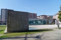 Main lecture hall university entrance of USI, Universita della Svizzera italiana, in Lugano, Switzerland Royalty Free Stock Photo