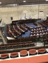 The interior of Parliament Building of Israel. Israeli Knesset. Royalty Free Stock Photo