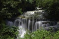 Main level of Huai Mae Kamin Waterfall in Kanchanaburi Province, Thailand Royalty Free Stock Photo