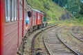 The Main Line Rail Road In Sri Lanka Royalty Free Stock Photo