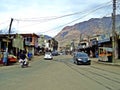 main market of Gilgit, district capital of Gilgit-Baltistan, Pakistan Royalty Free Stock Photo