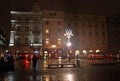 Main Market Square Rynek Glowny at night Royalty Free Stock Photo