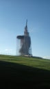 Reconstruction monument-ensemble to the Heroes of Stalingrad The Motherland Calls Royalty Free Stock Photo