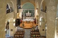 Main nave and presbytery of Our Lady of Nativity Cathedral Notre Dame de la Nativite in Vence historic town in France