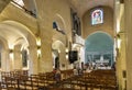 Main nave and presbytery of Our Lady of Nativity Cathedral Notre Dame de la Nativite in Vence historic town in France