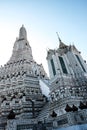 The main pagoda of Phra Prang Wat Arun, Bangkok Thailand. Royalty Free Stock Photo