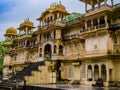 Main palace of Galta Ji Mandir, Jaipur, India Royalty Free Stock Photo