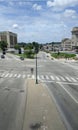 Main and Pershing from Kansas City Skywalk Royalty Free Stock Photo