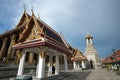 The artistic architecture and decoration of Phra Ubosot or The Chapel of The Emerald Buddha or Wat Phra Kaew, The Grand Palace, Th
