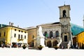 Main piazza of Norcia in Umbria ,Italy