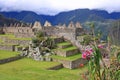 Main Plaza in Machu Picchu Royalty Free Stock Photo