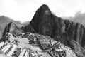 Main Plaza in Machu Picchu Royalty Free Stock Photo