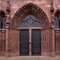 Main facade of Basel Minster