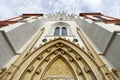 The main portal of the basilica of Mariazell, Steiermar, Austria