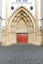 The main portal of the basilica of Mariazell, Steiermar, Austria