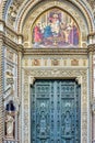 The main portal of the Duomo di Firenze