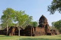 Main prang spire at western gate, Prasat Muang Sing, a common shrine element of Hindu & Buddhist architecture in the Khmer Empre Royalty Free Stock Photo