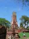 Main prang at wat phra ram