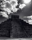 The main Pyramid at ChichÃÂ©n ItzÃÂ¡ - Temple of Kukulcan - The ancient ruins of the Yucatan Peninsula - MEXICO