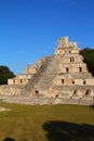 Mayan pyramids in Edzna campeche mexico XVI