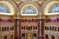 Main reading room at the Library of Congress Royalty Free Stock Photo