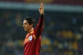 Main referee Deniz Aytekin puts the hand up, UEFA Europa League Round of 16 second leg match between Dynamo and Everton